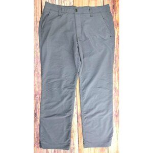 Under Armour Mens Loose Fit Gray Golf Pants Size 36 x 30
